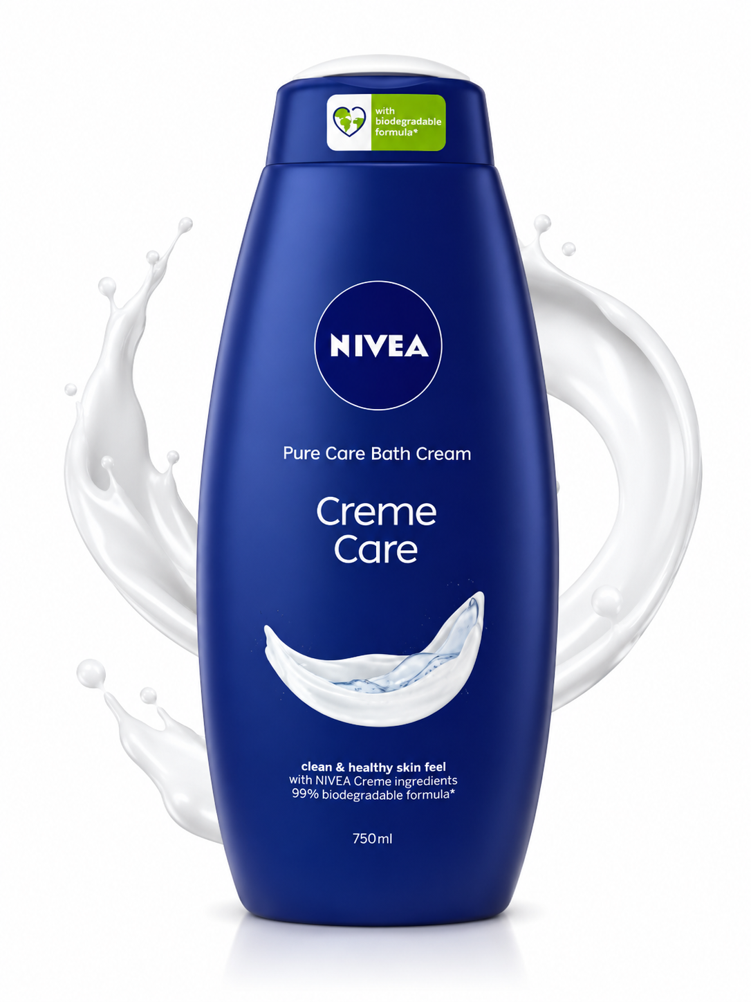 شامپو بدن نیوا Nivea مدل Cream care،حجم 750 میلی لیتر اصل