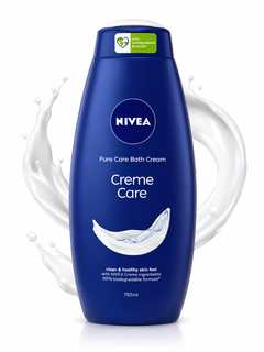 شامپو بدن نیوا Nivea مدل Cream care،حجم 750 میلی لیتر اصل