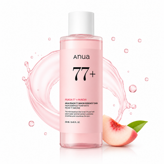 تونر آبرسان و روشن کننده آنوا مدل NIACIN + PEACH کد +77 مناسب برای انواع پوست حجم ۲۵۰ میلی لیتر اصل