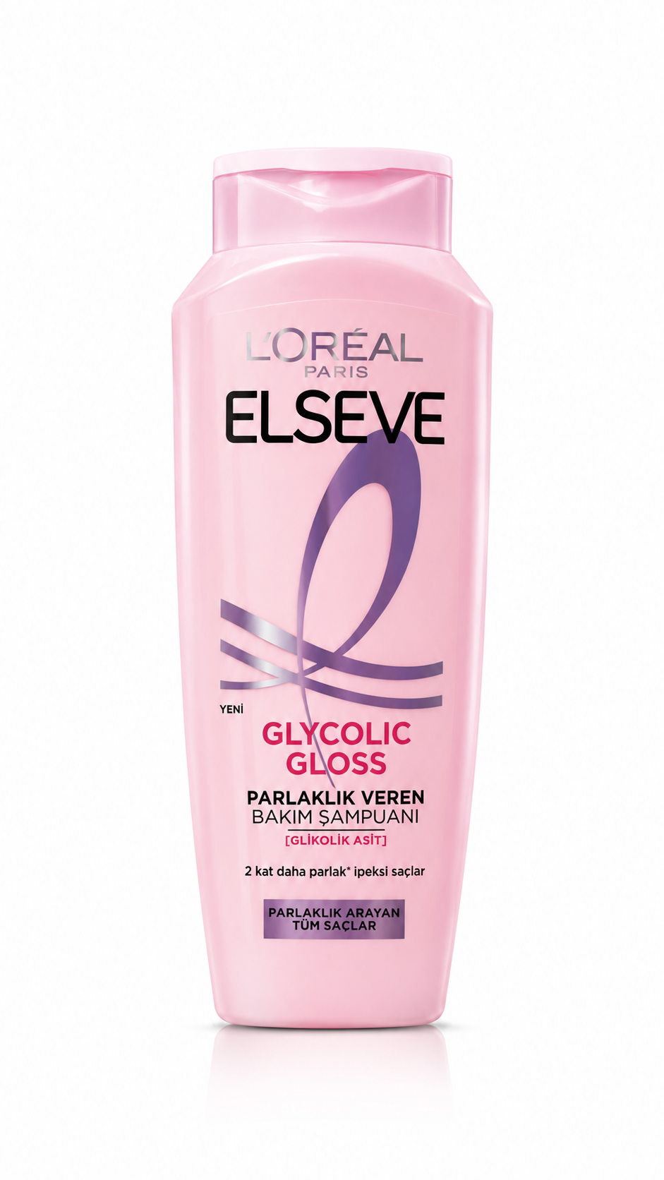 شامپو درخشان کننده مو لورال Loreal مدل Glycolic Gloss حجم ۳۰۰ میل