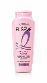 شامپو درخشان کننده مو لورال Loreal مدل Glycolic Gloss حجم ۳۰۰ میل